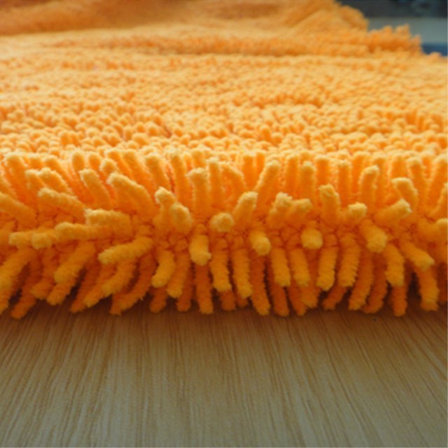 microfiber knitted polyester shaggy chenille mop fabric