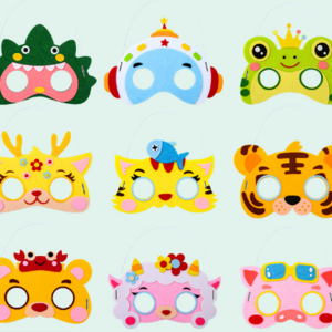 2023 Newest Factory Wholesale Creative Kids Dress Up Children Animal Eye Mask Boys Girls Cartoon Cosplay Gifts Party Kids Mask