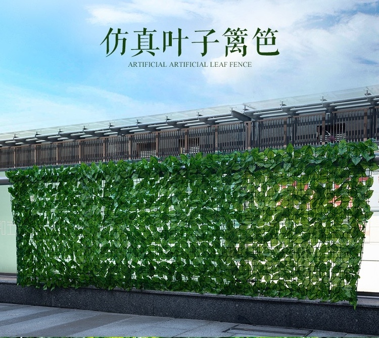 Wholesale High Quality Hanging Plastic Hedge Boxwood Panels Green Plant Vertical Fence Artificial Grass Wall Panels Outdoor