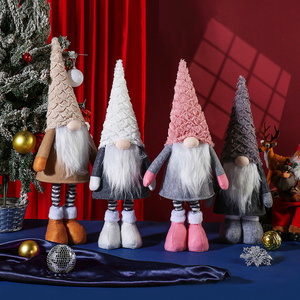 Christmas Valentine Tomte Swedish Scandinavian Figurine Nordic Gnomes Plush Christmas Elf Doll Xmas Ornaments for Home Decor