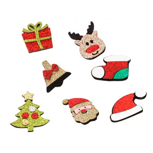 2pcs/set Red Cute winter hair clip ornament 6 Styles Christmas Deer antler snowman tree Hair Clip for Girls ladies