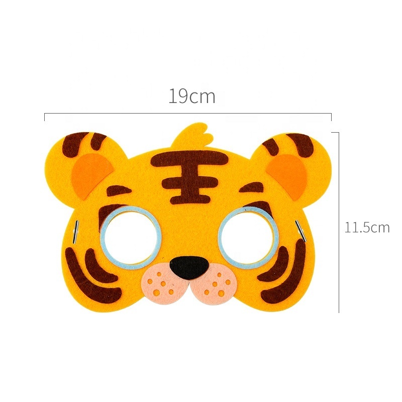 2023 Newest Factory Wholesale Creative Kids Dress Up Children Animal Eye Mask Boys Girls Cartoon Cosplay Gifts Party Kids Mask