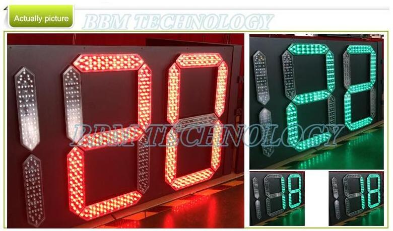 7 segment led display digital traffic light counter