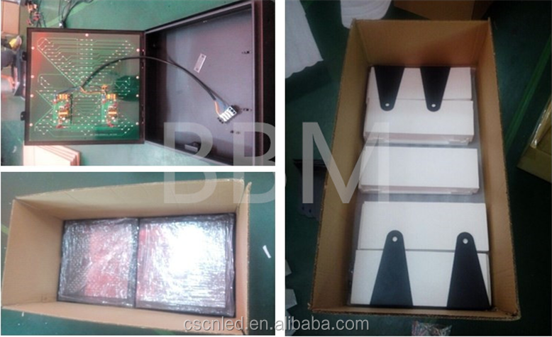 railway red cross green arrow led traffic signal light