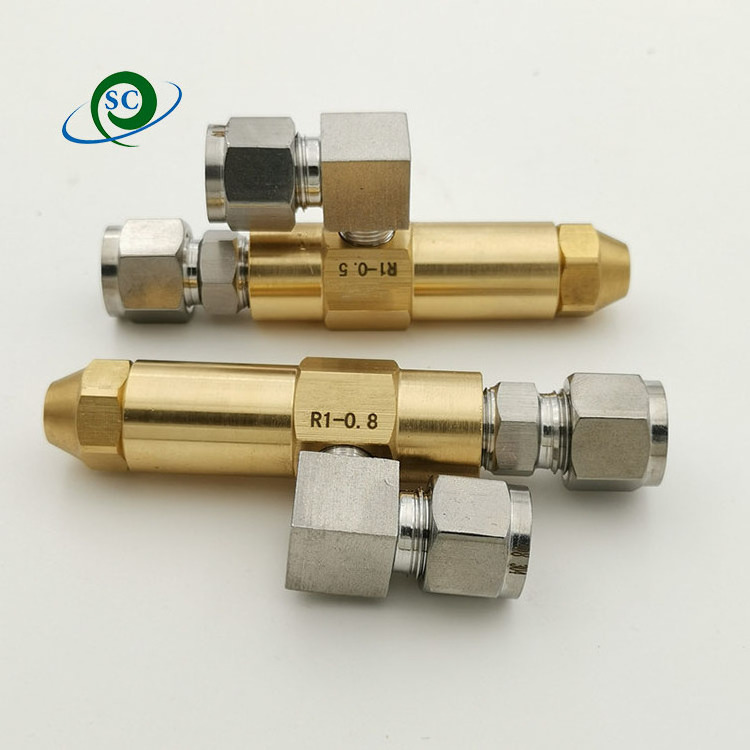 wholesale brass Siphon nozzle Waste Oil Burner ,Oil Furnace Burner Nozzle with pipe connect