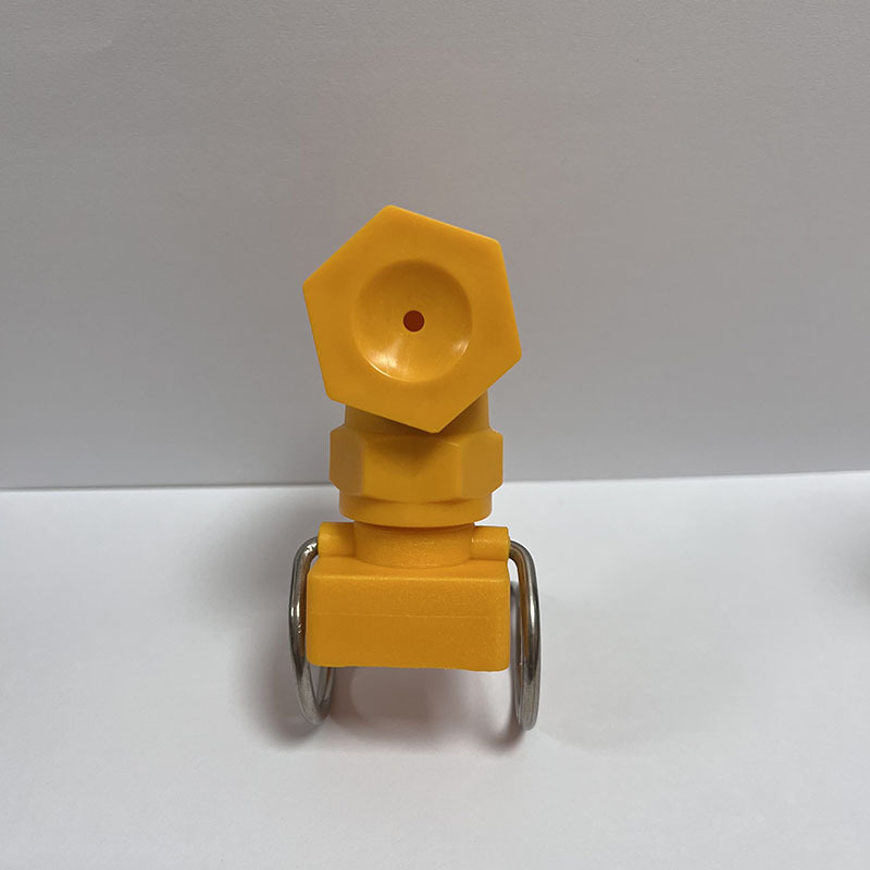 plastic misting water jet spray Eyelet Clamp nozzle 26mm/32mm quick release clip-on hollow cone pipe nozzle