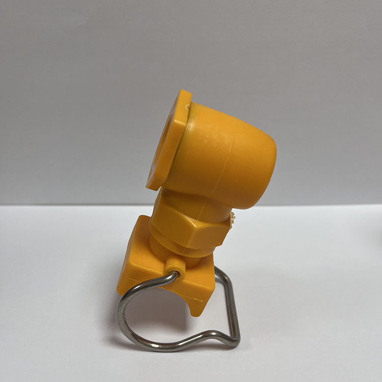 plastic misting water jet spray Eyelet Clamp nozzle 26mm/32mm quick release clip-on hollow cone pipe nozzle