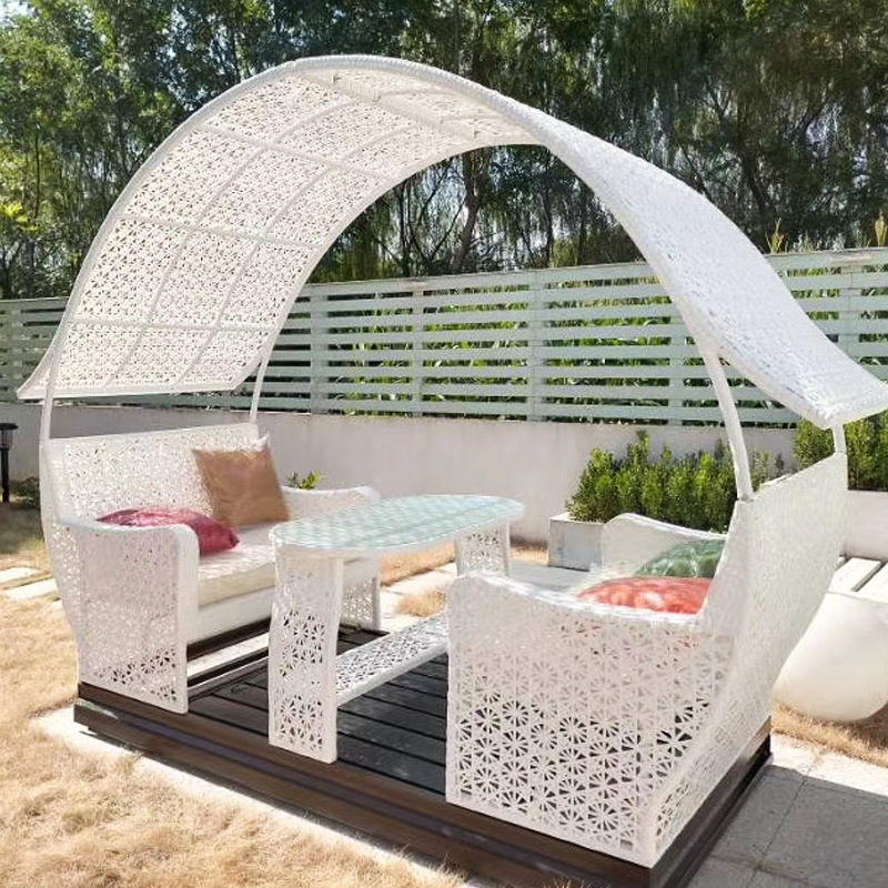 New Design Patio Rattan Wicker Swing Chair Adult Balcony Garden Rocking Swing Chairs power swing chair Outdoor Daybed