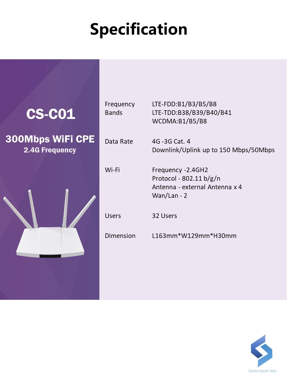 LTE CPE Router 4G SIM Card Mini WiFi 4G Router WiFi Routers with SIM Slot 4G WiFi SIM Card 300M