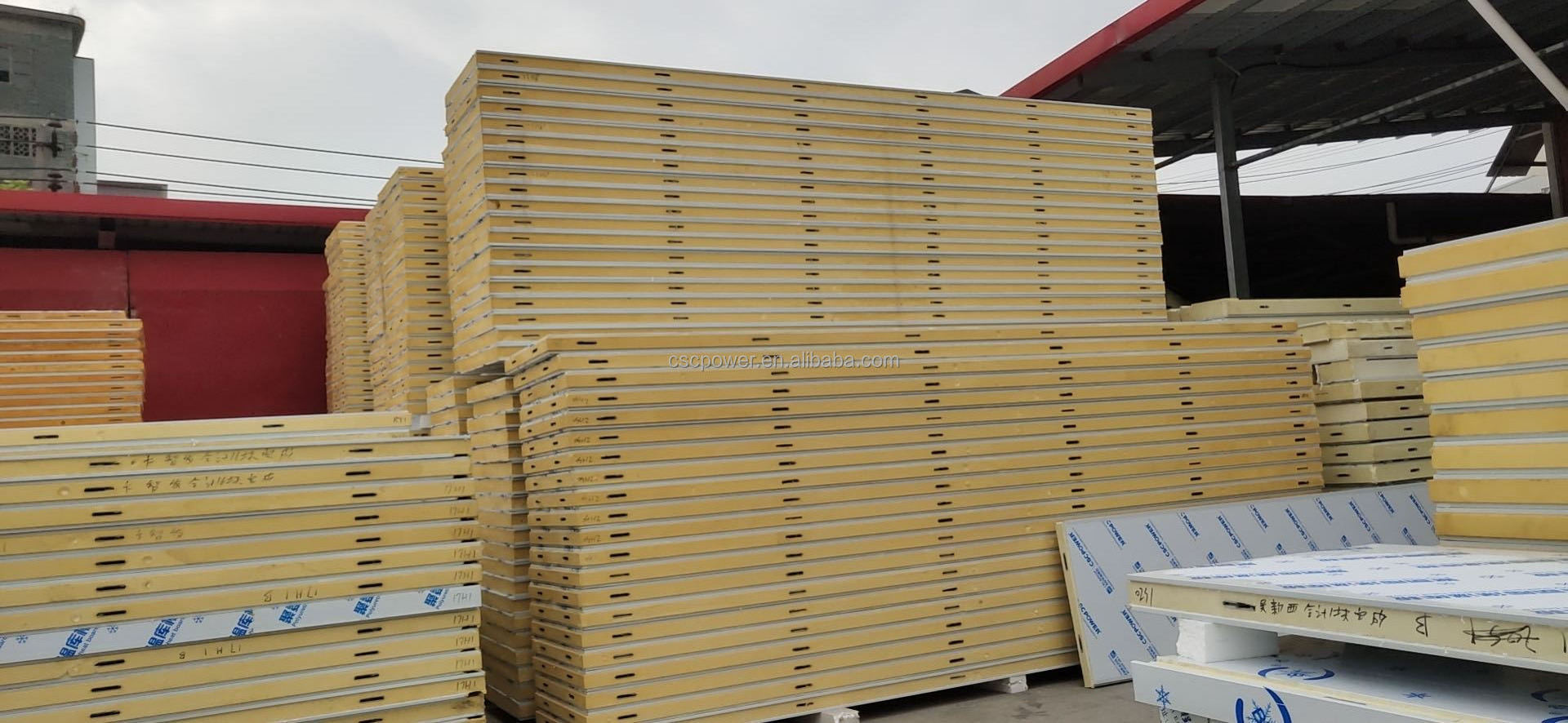 Factory Direct Supply High Quality PU Polyurethane Sandwich Panel, Insulated PIR Sandwich Panel.EPS Rock wool Sandwich Panel