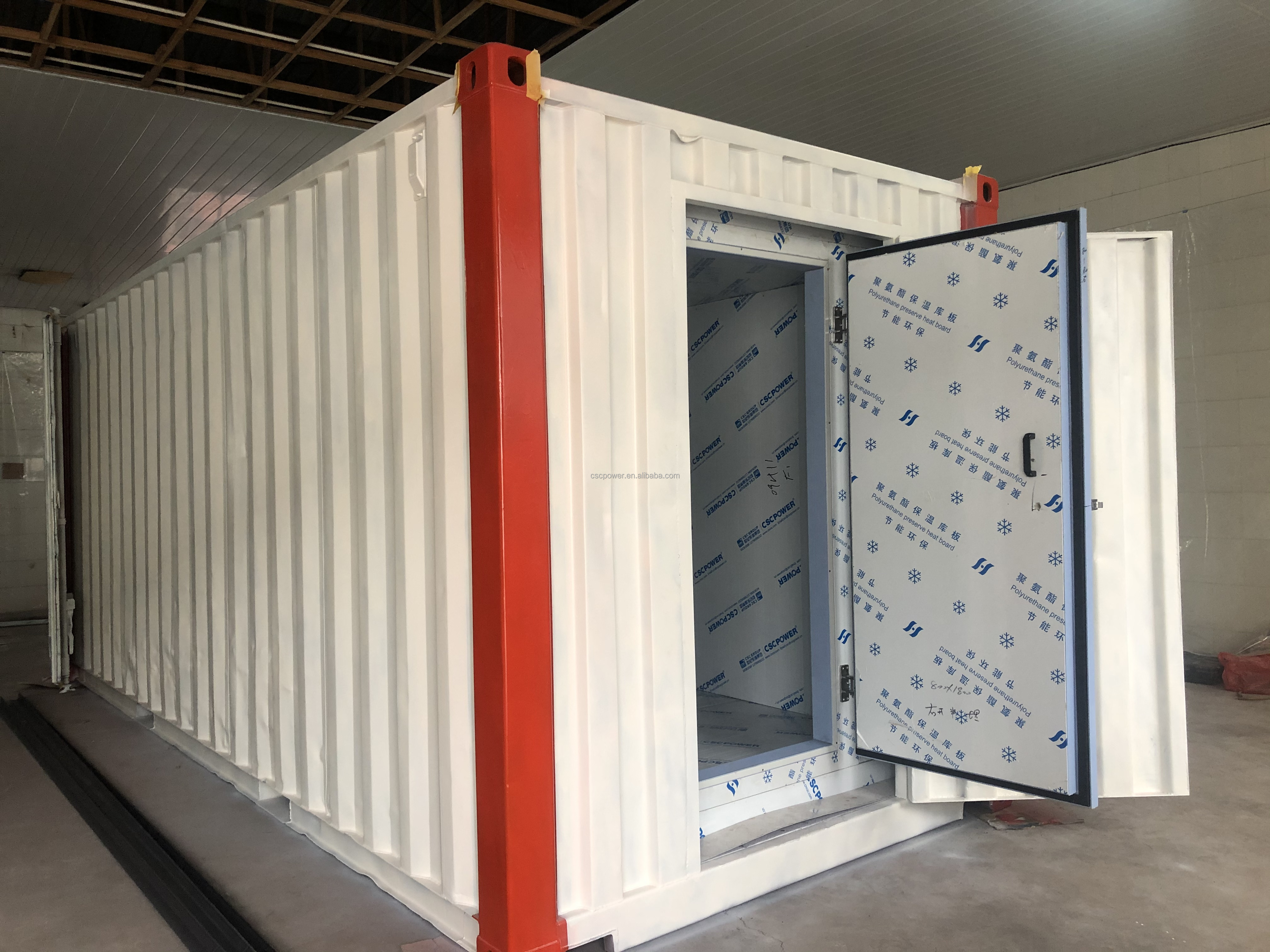 Commercial or industrial Cold room price freezer container 20ft cold storage room blast refrigeration for meat fish vegetables