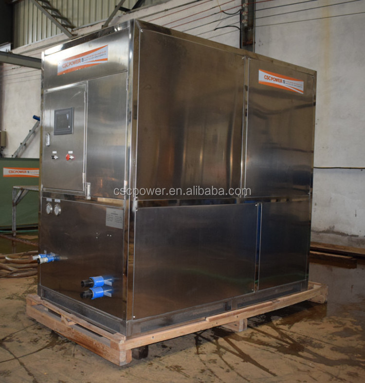 Automatic Crystal Ice Machine 1 Ton Ice Cube Making Machine With Packing System