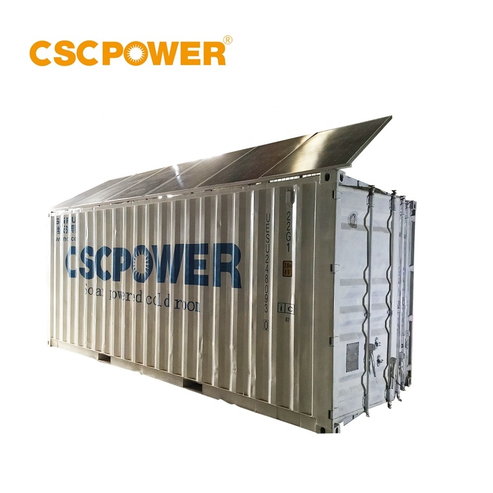 Hot sale 20ft containerized solar powered cold room mobile cold storage for fish meat freezer chambre froide