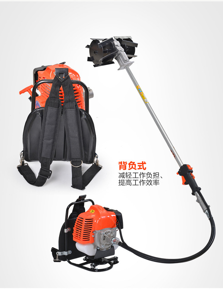 backpack gasoline power grass cutter machine weeding machine