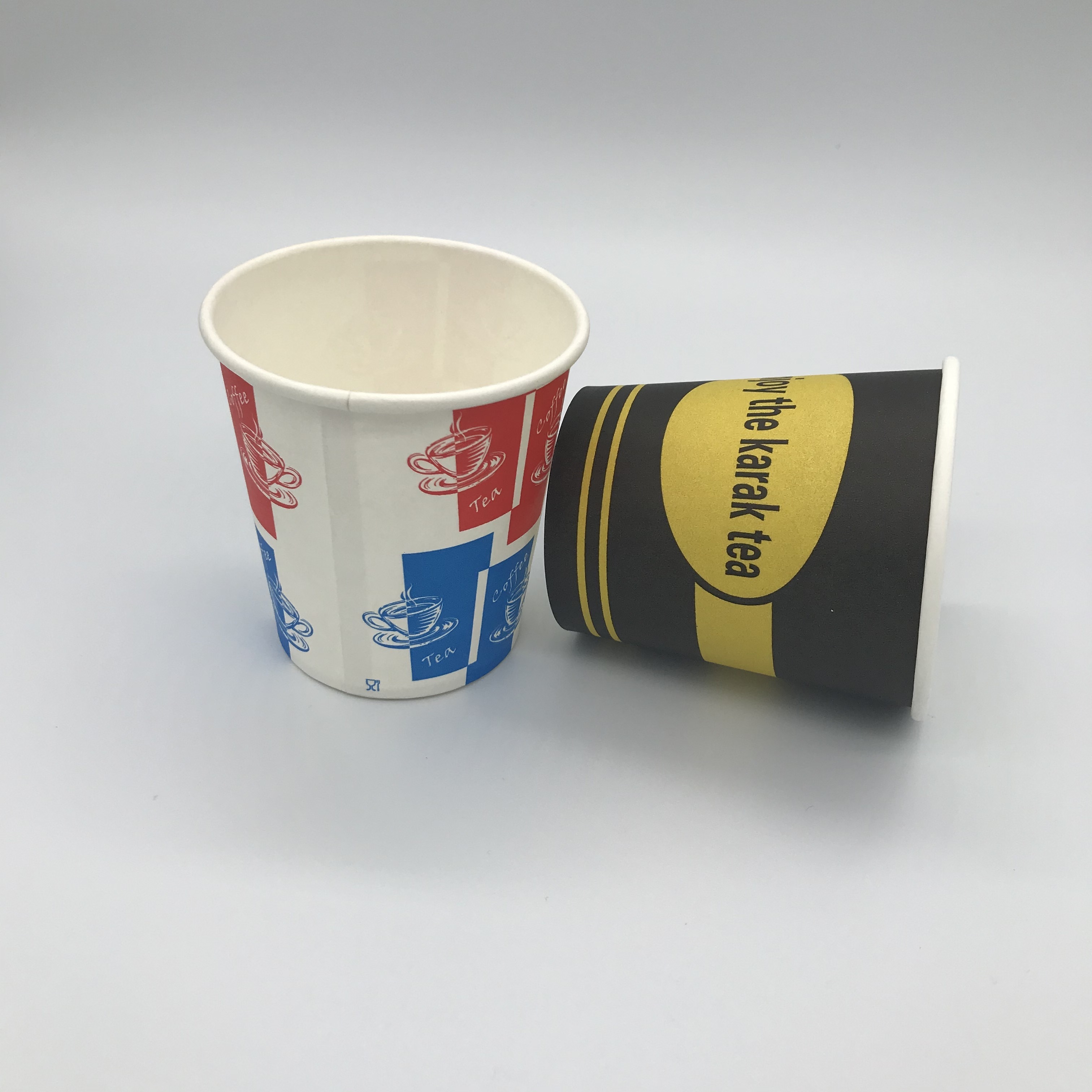 Custom paper cup hot sale single wall disposable 6oz paper cups for hot drinks