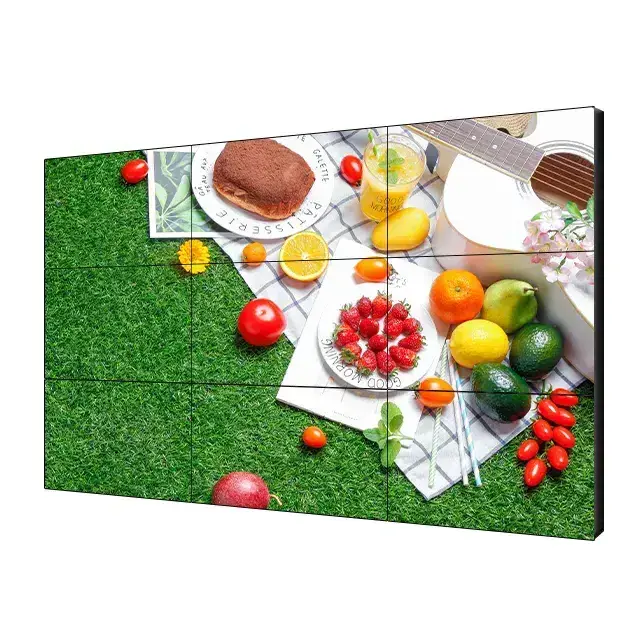 55 46 inch ultra narrow bezel 3x4 4x4 splicing screen lcd video wall large full hd big lcd panel advertising display screen