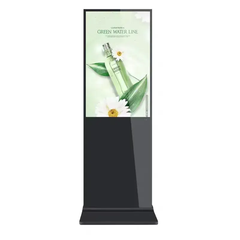 Floor Standing Indoor Lcd Advertising Display Touch Interactive Screens Ad Kiosk Stand Alone Digital Advertising Machine