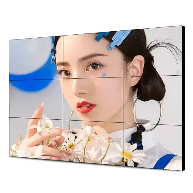 55 46 inch ultra narrow bezel 3x4 4x4 splicing screen lcd video wall large full hd big lcd panel advertising display screen