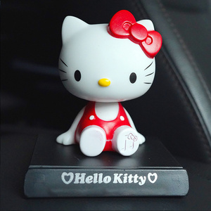 Car Ornaments Woman Gift Lovely Cartoon Kitty Action Figures Funny Bobblehead Poke Monster Doraemon Chibi Maruko Action Figure