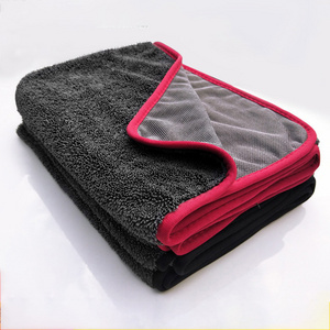 600GSM 1400GSM Large Size Absorbent Car Detailing Towel Twisted Loop Car Care Clean Towel Microfiber Quick Dry Car Drying Towe