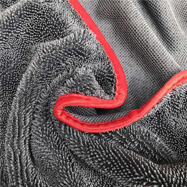 600GSM 1400GSM Large Size Absorbent Car Detailing Towel Twisted Loop Car Care Clean Towel Microfiber Quick Dry Car Drying Towe