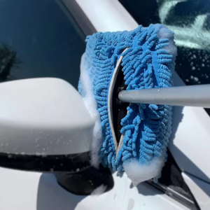 Customizable Mop Cover Microfiber Car Wash Duster Brush Replacement Chenille Mop Brush Detachable Washable  Car Cleaning Brush