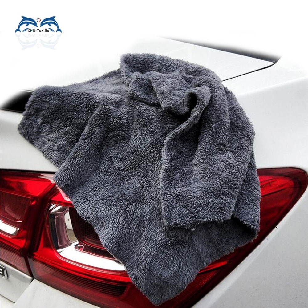 350gsm Microfiber Towels for Cars Plush Quick Drying Towel Edgeless Absorbent Microfiber Car Wash Towel