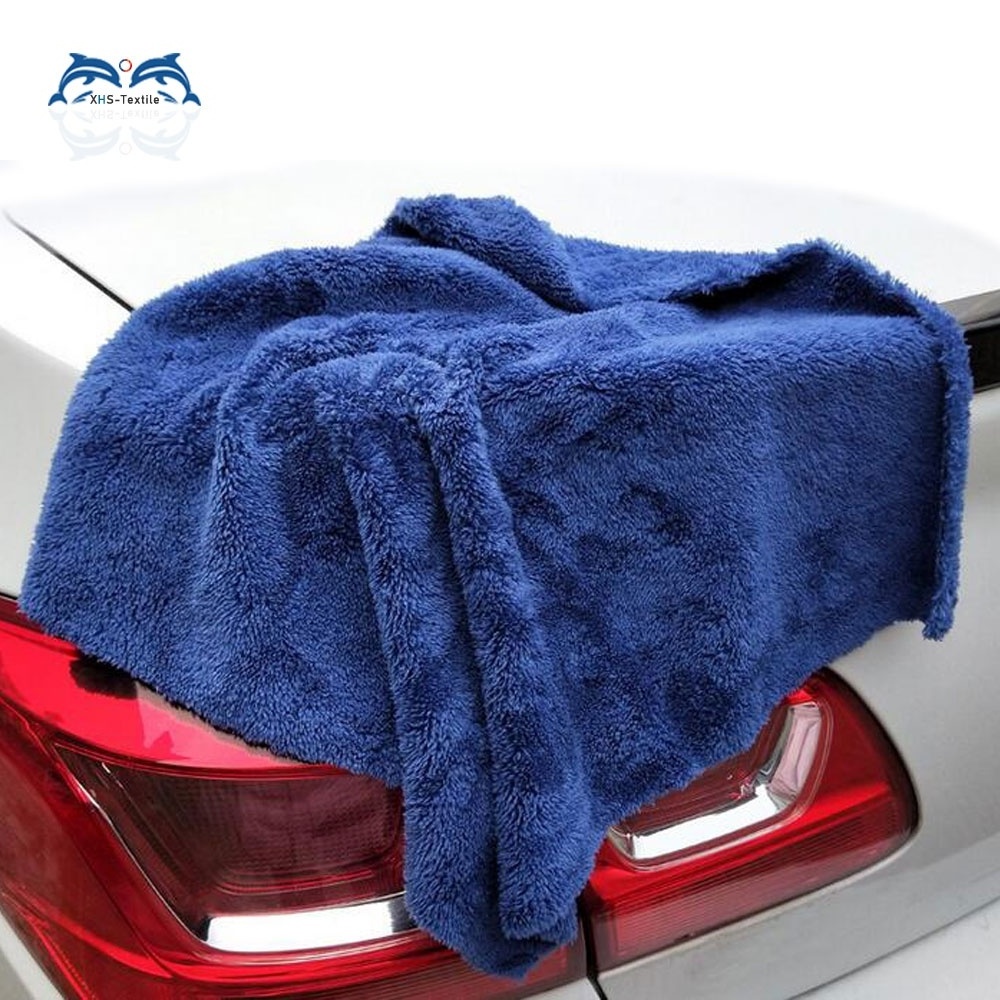 350gsm Microfiber Towels for Cars Plush Quick Drying Towel Edgeless Absorbent Microfiber Car Wash Towel