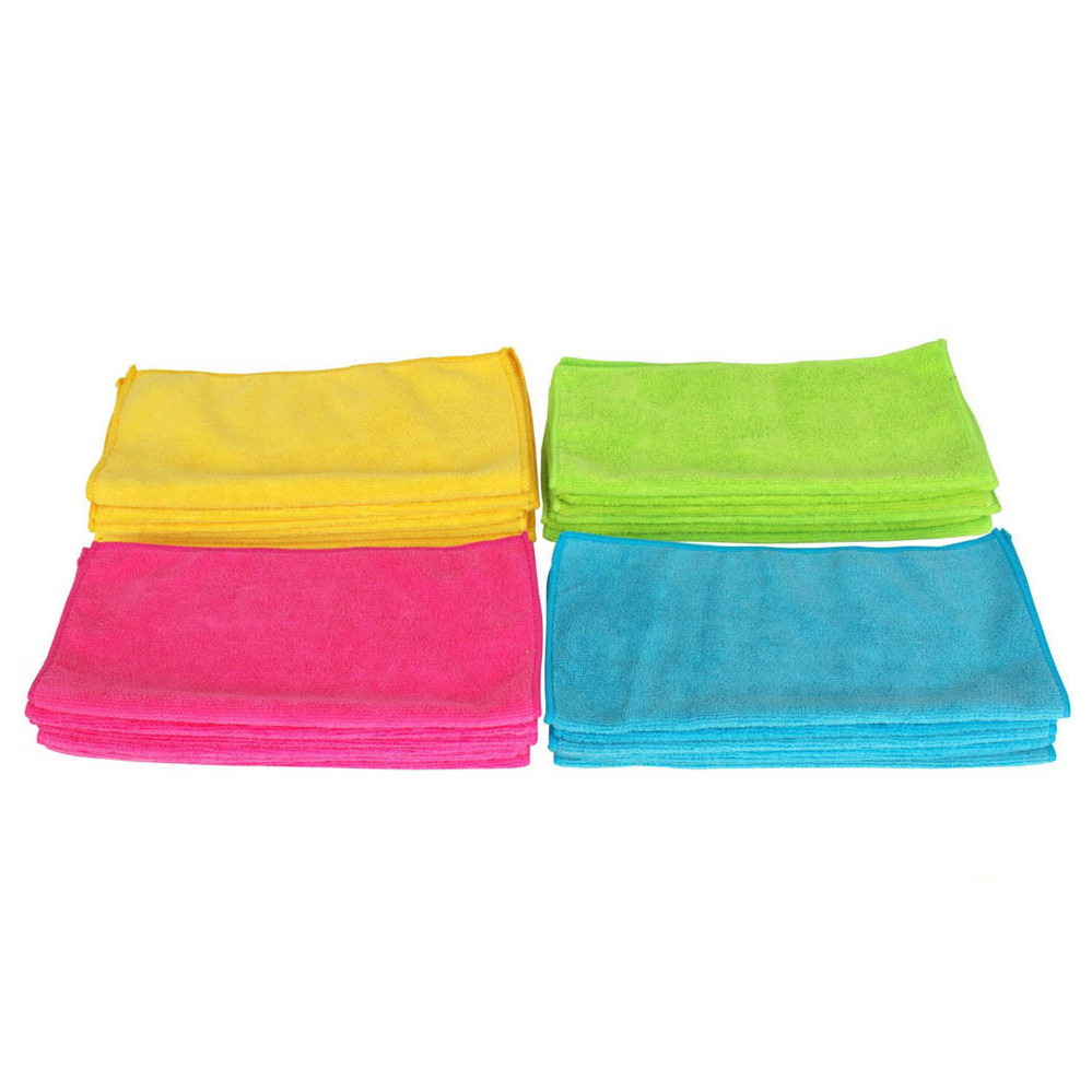 In-Stock Reusable Microfiber Towel Household Dust Wiping Cloths Absorbent Car Wash Towels Microfbier Cleaning Cloths for Kitchen