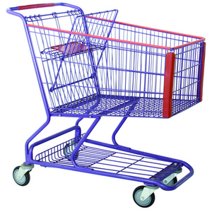 supermarket shopping push cart American type