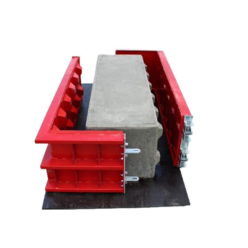 Professional manufacturer custom  press cement hollow plastic  big solid retaining wall  large concrete block molds