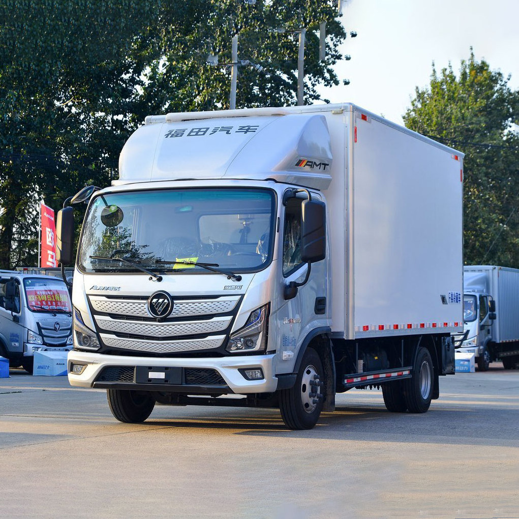 Foton Auman 4X2 Frozen Fish Meat Food Truck EURO 5 Refrigerated Truck for sale