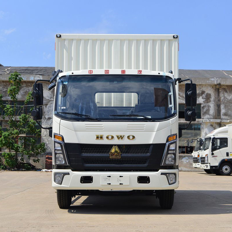 SINOTRUK light truck HOWO 5 tons LHD cargo van truck for sale