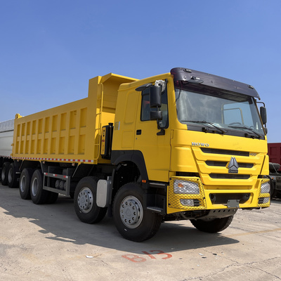 New Used Dump Truck Guyana Sinotruck 50 Ton 8x4 12 Wheel Mining Dump Truck