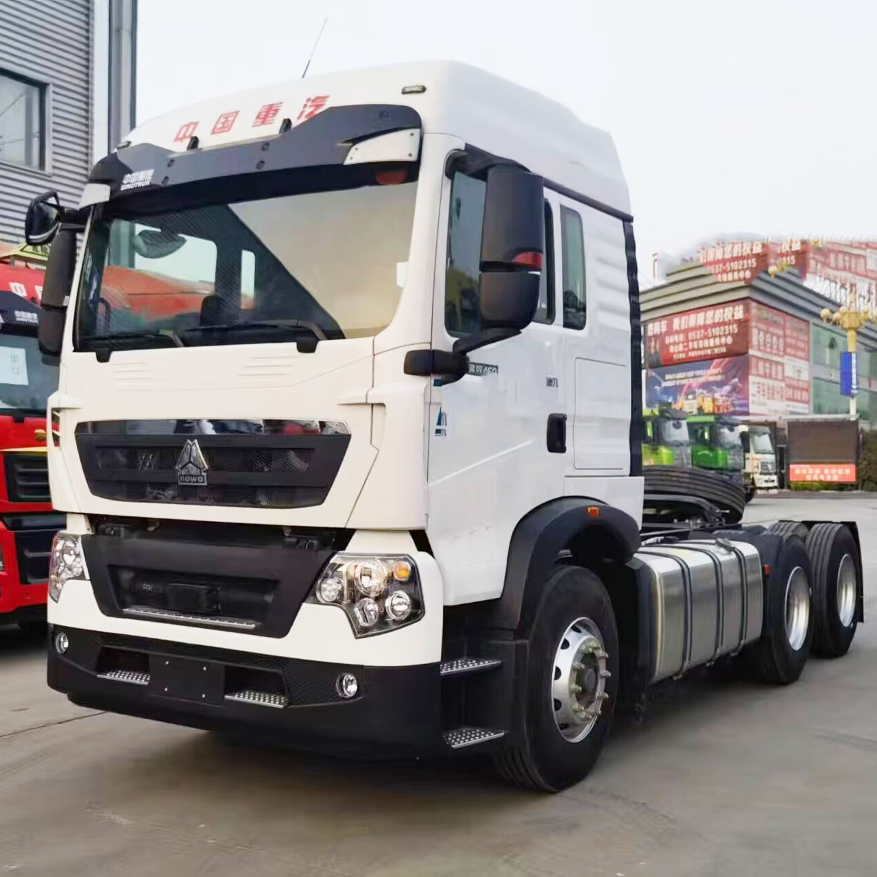 Sinotruk Sitrak Cng C7H New 60 Ton 6X4 380Hp Tractor Truck For Sale