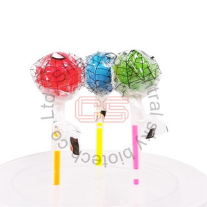 wholesale light stick lollipop hard candy assorted fruit flavour glow stick lollipop