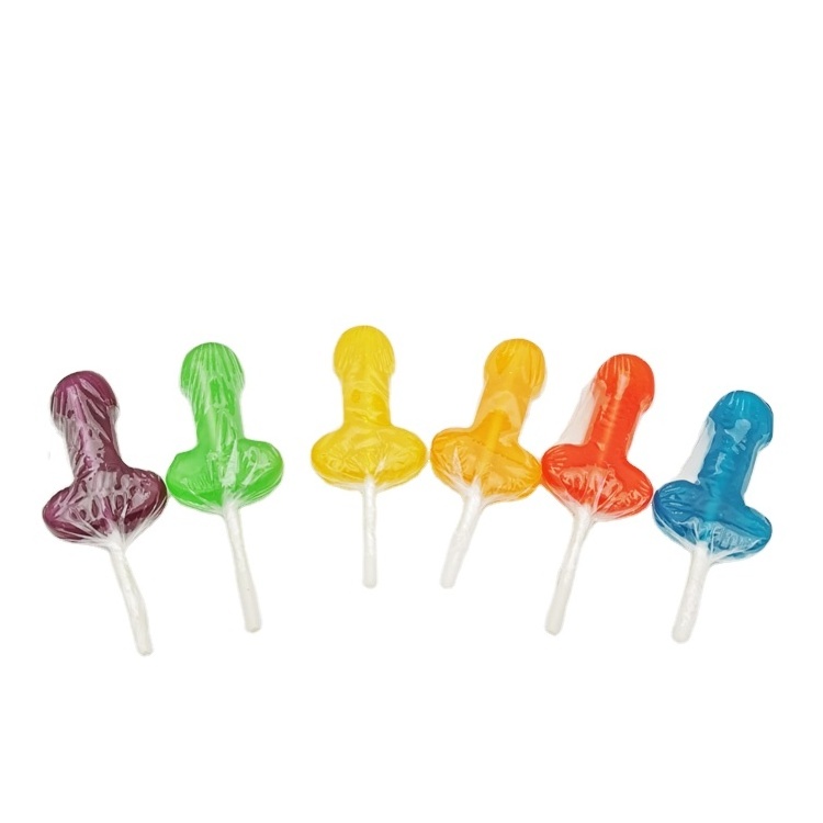 Custom Sexy Penis Willies Shape hard candy Wholesale Lollipops Sweet Candy