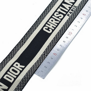 Eco-friendly Design Custom Your Own GYM Logo Jacquard Woven Elastic Band for Pants and Sportswear Logo webbing