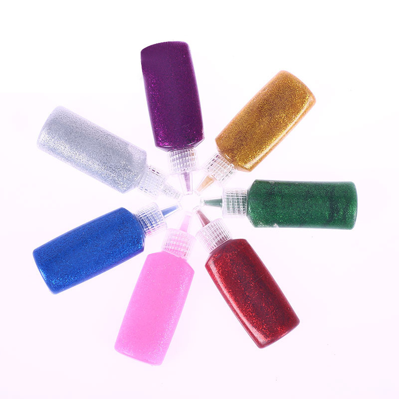 Hot  selling washable EN 71  passed color   Glitter Glue