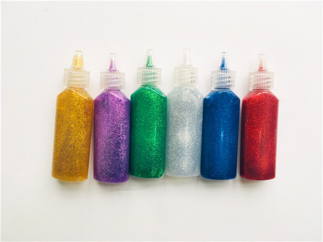 Hot  selling washable EN 71  passed color   Glitter Glue