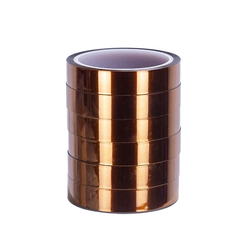 Polyimide high temperature metal tape PI teal gold finger tape no residual adhesive battery absolute Edge High Temperature Tape