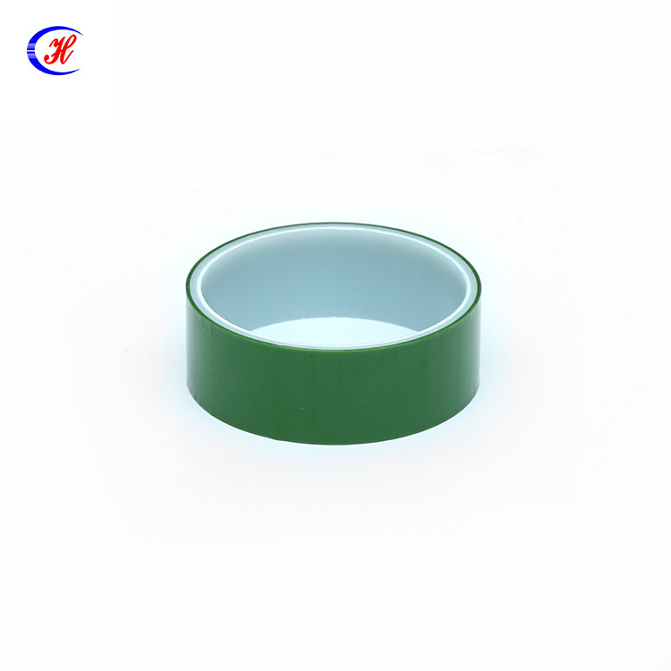 Heat Resistant  Adhesive Electrical Insulation Light Green Polyester Tape