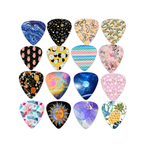 HUASHENG High Quality Accessories Guitar Picks OEM ODM CUSTOM Pick Guitare with Various Colors