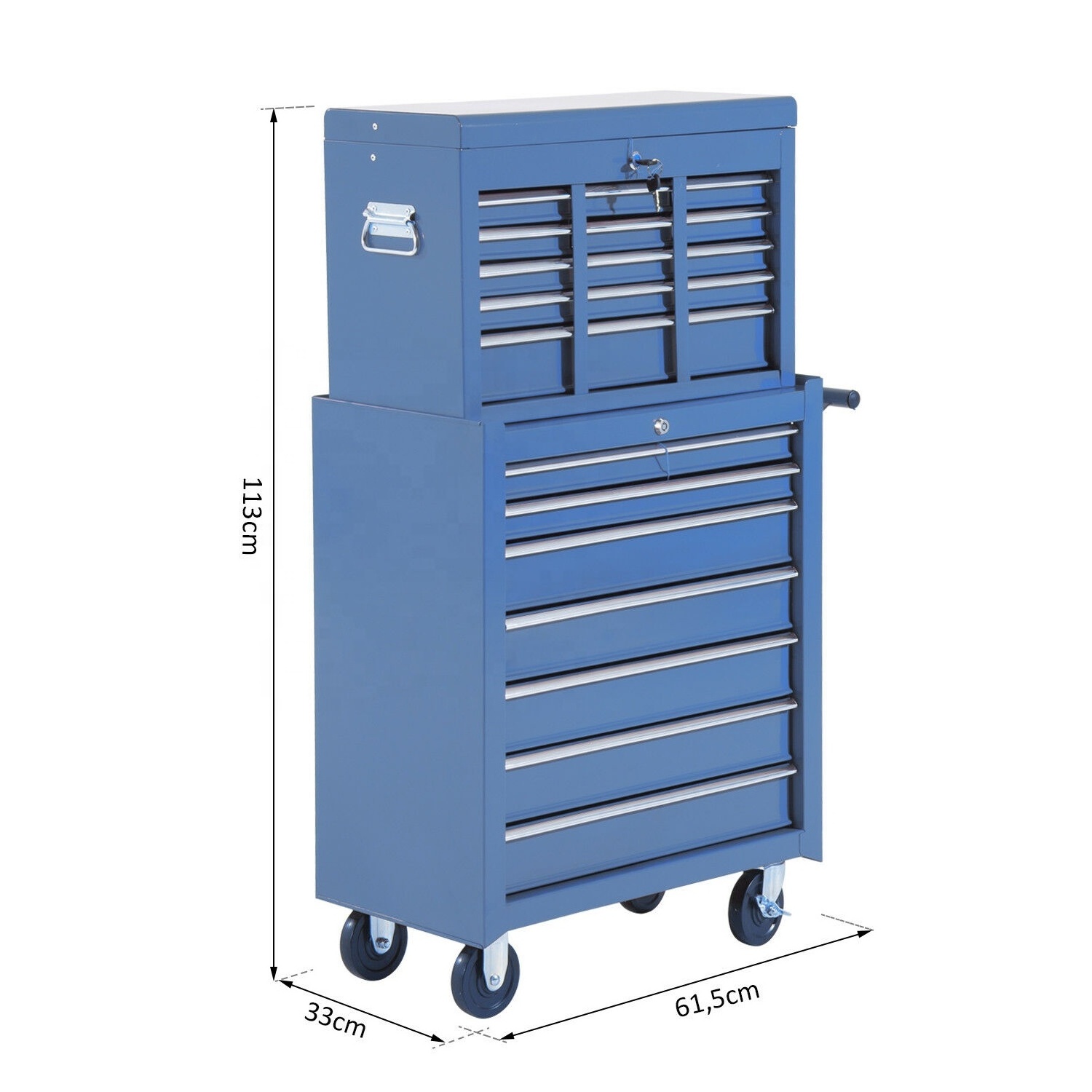 Cheap wholesales Hot sales 16 drawers metal professional toolbox roller tool cabinet chest