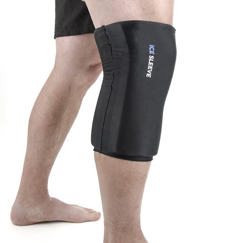 CSI Reusable Elastic Knee Calf Elbow Injury Compression Gel Ice Sleeve