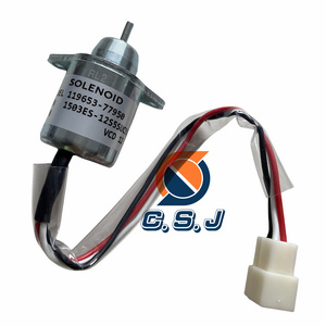 Fuel Shut Off Solenoid Valve 119653-77950 119233-77932 For Yanmar 4TNV94 4TNV98 A408220 Engine 119285-77950 1503ES-12S5SUC5S