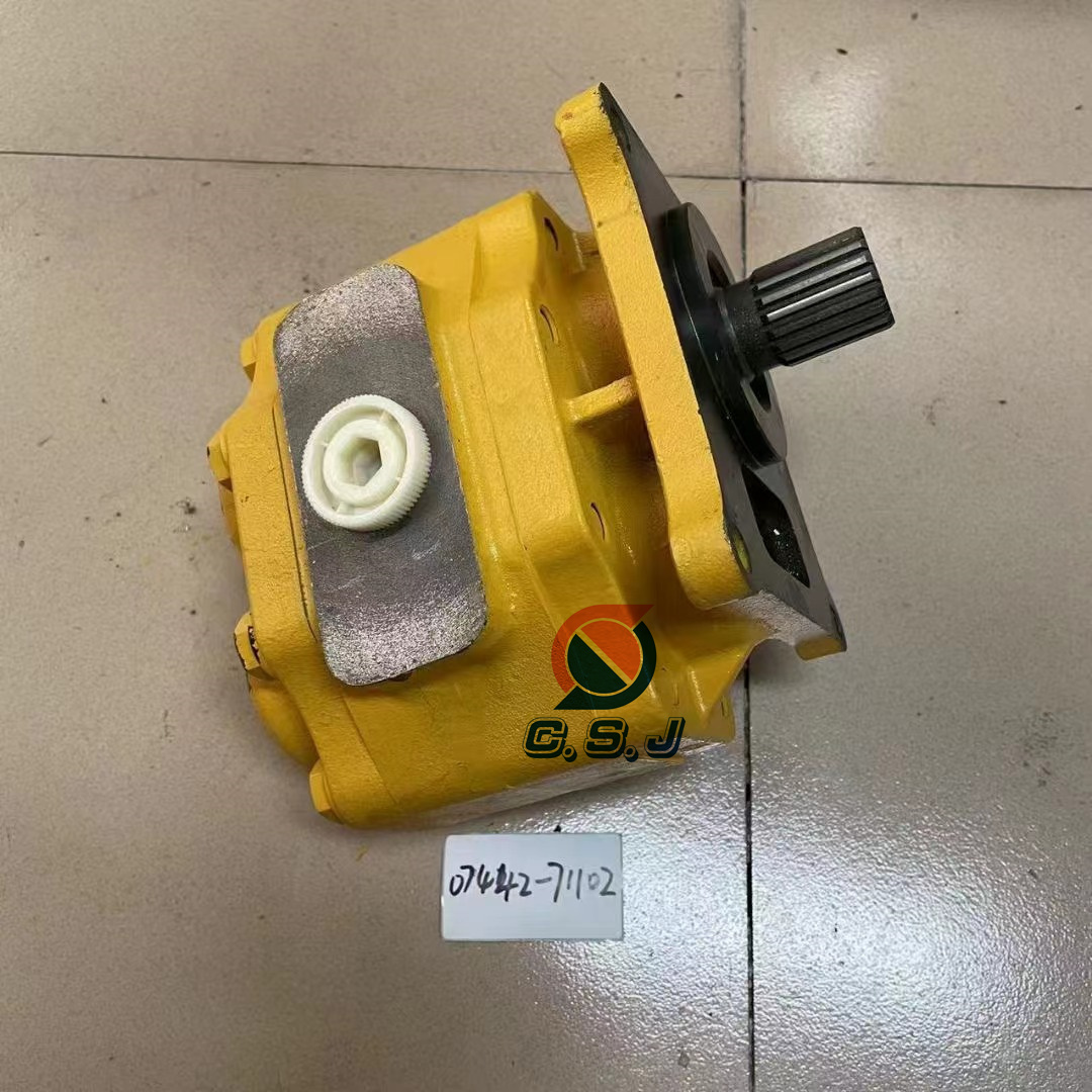 D355 D355A D355A-3 D355A-5 Hydraulic Tandem Steering Gear Pump 07442-71102 0744271102 07440-72202 0744072202 For Komatsu