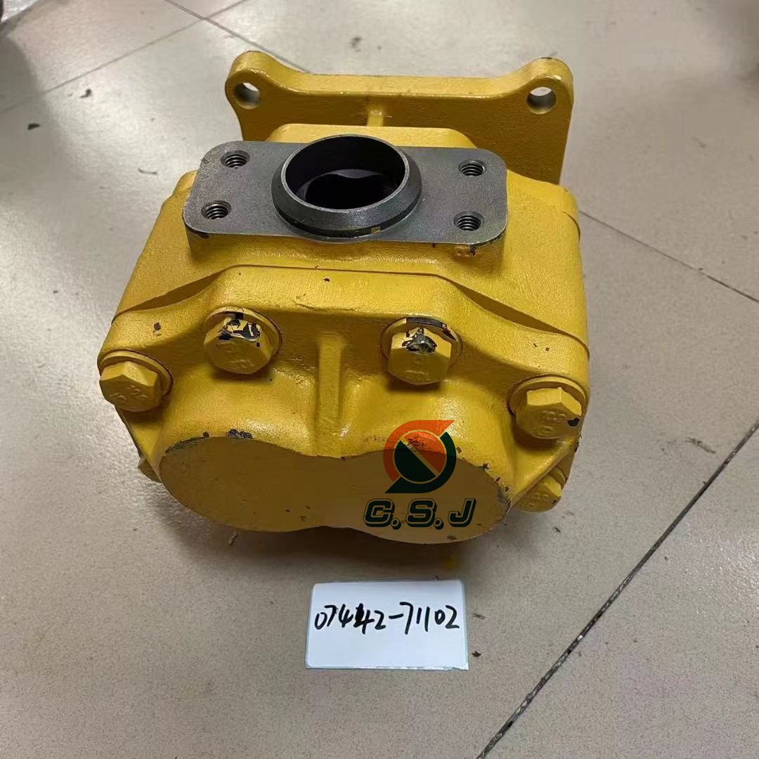 D355 D355A D355A-3 D355A-5 Hydraulic Tandem Steering Gear Pump 07442-71102 0744271102 07440-72202 0744072202 For Komatsu