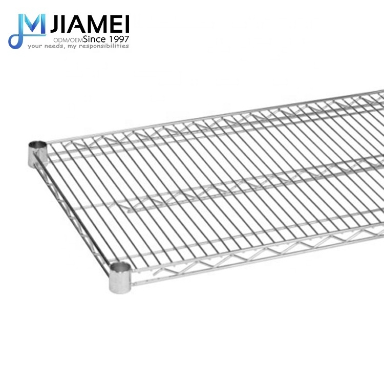 JIAMEI 4-Tier Wall Mounted Wire Shelving Kitchen Wall Shelves Closet Organizer