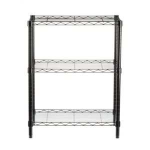 JIAMEI 3 tier wire mesh shelf carbon steel storage rack  household wire shelving units